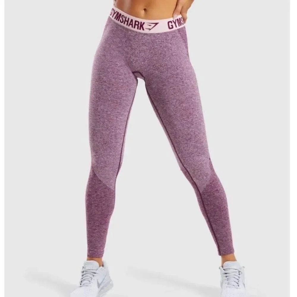 Gymshark Dark Ruby Athletic Flex Leggings Womens Size Small